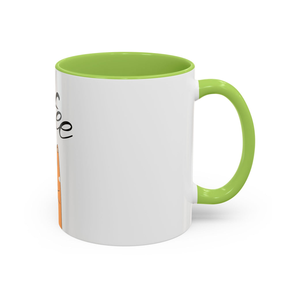 Coffee First Cat Mug — Cute Orange Cat Drinking Coffee, Funny Morning Coffee Gift (11/15oz)