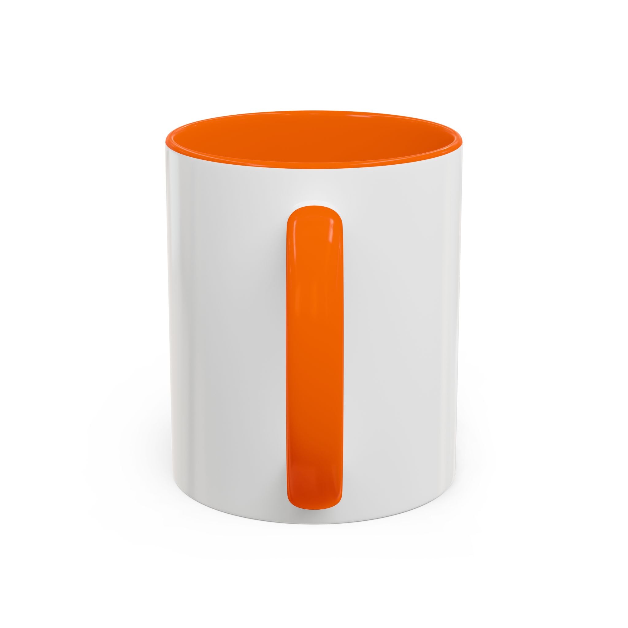 Coffee First Cat Mug — Cute Orange Cat Drinking Coffee, Funny Morning Coffee Gift (11/15oz)