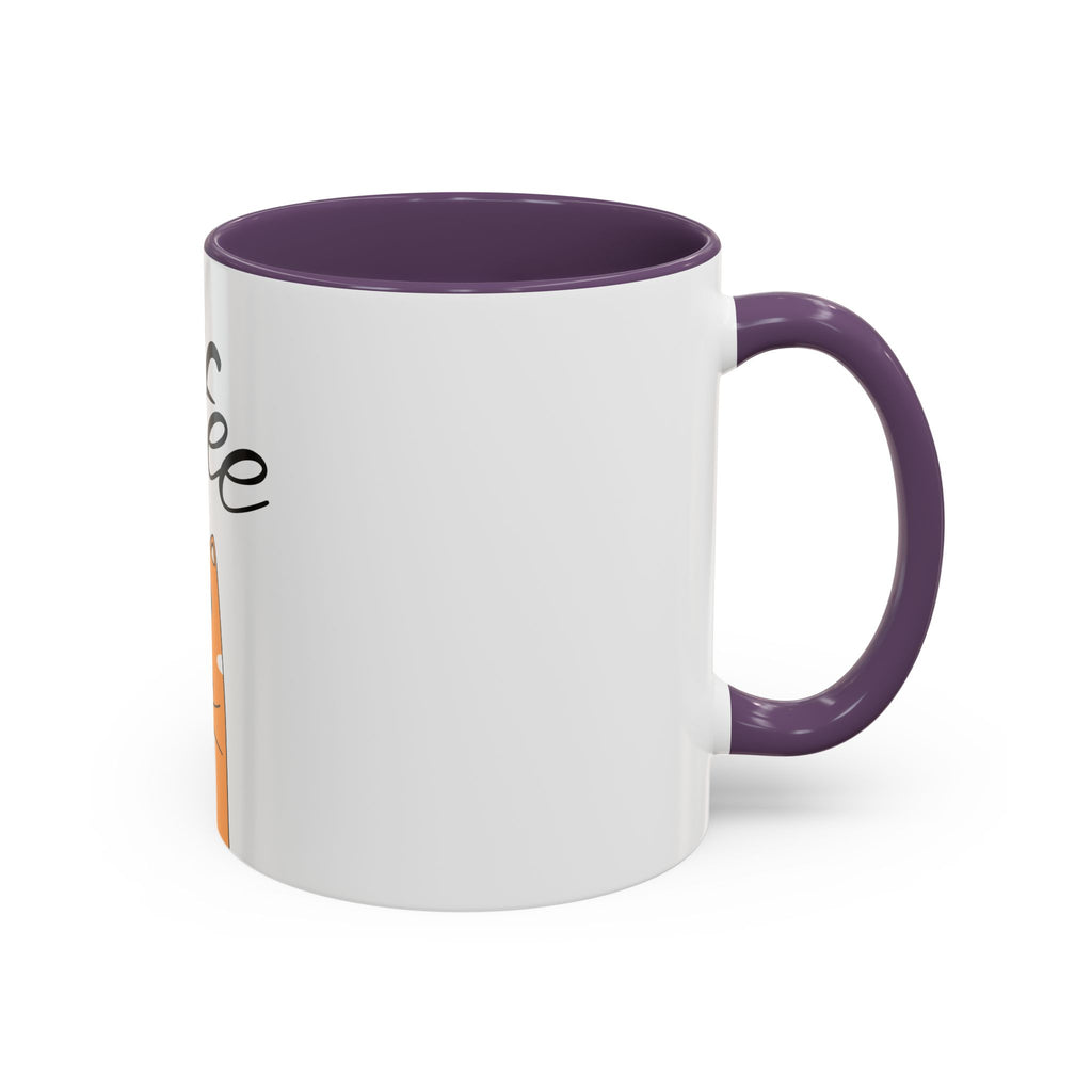 Coffee First Cat Mug — Cute Orange Cat Drinking Coffee, Funny Morning Coffee Gift (11/15oz)