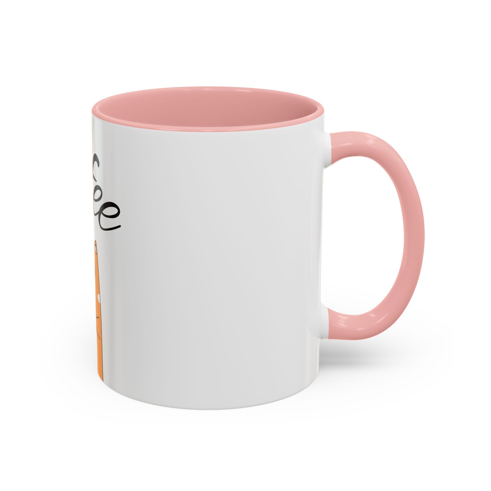Coffee First Cat Mug — Cute Orange Cat Drinking Coffee, Funny Morning Coffee Gift (11/15oz)