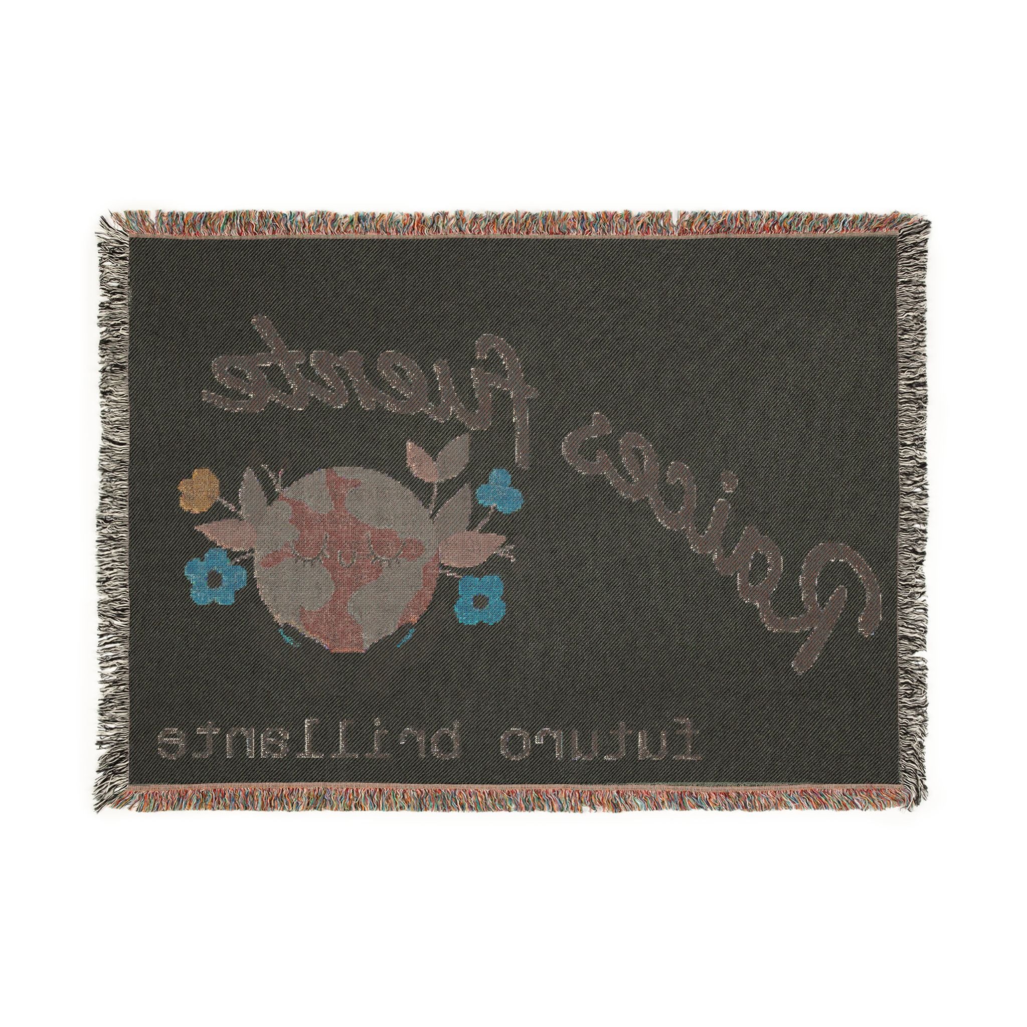 Raíces Fuerte Woven Blanket — Futuro Brillante Earth & Floral Throw