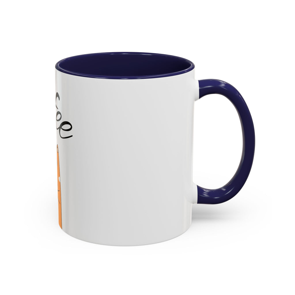 Coffee First Cat Mug — Cute Orange Cat Drinking Coffee, Funny Morning Coffee Gift (11/15oz)